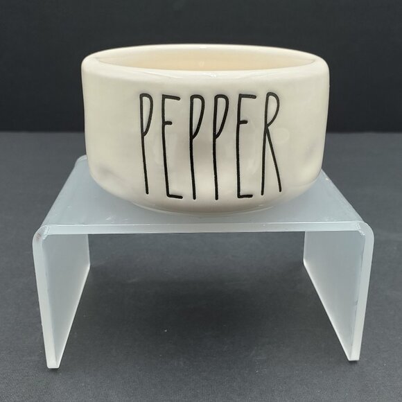 Rae Dunn Salt & Pepper Stacking Cellars Salt Pepper Stackable Cellar Set - Picture 5 of 8